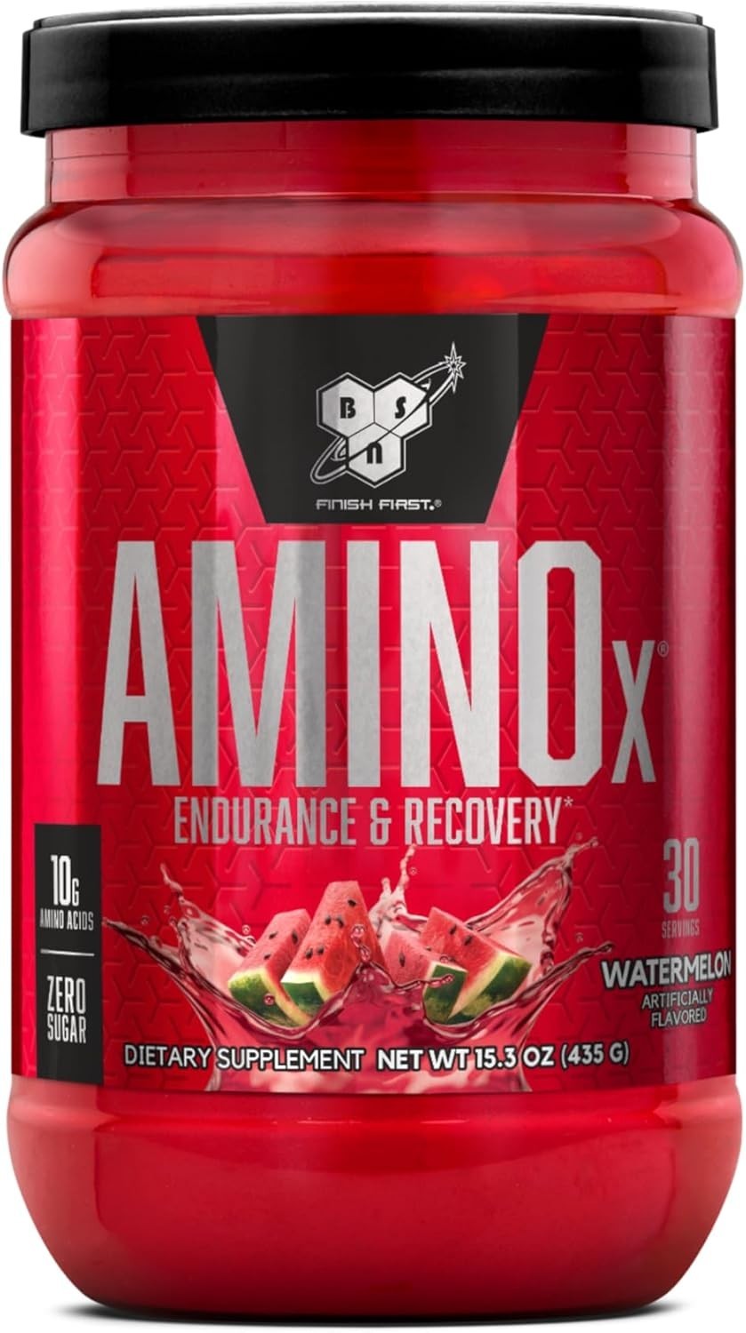 Amino X Muscle Recovery & Endurance Powder, BCAAs, 10 Grams of Amino Acids, K…