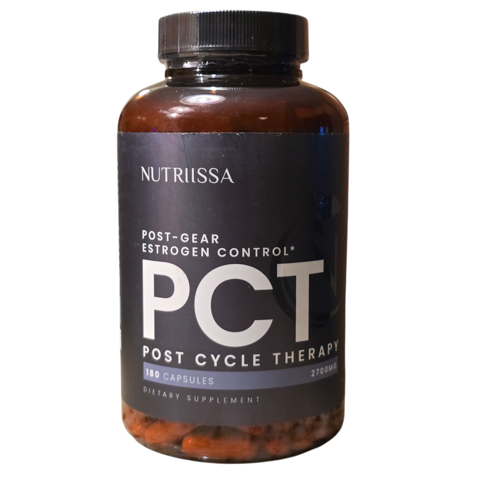 Nutriissa PCT Post Cycle Therapy Estrogen Control 2700mg 180 Caps Exp 10/2026