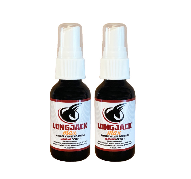 LongJack Max Deer Antler Velvet Extract Spray – Testosterone Boosting Formula
