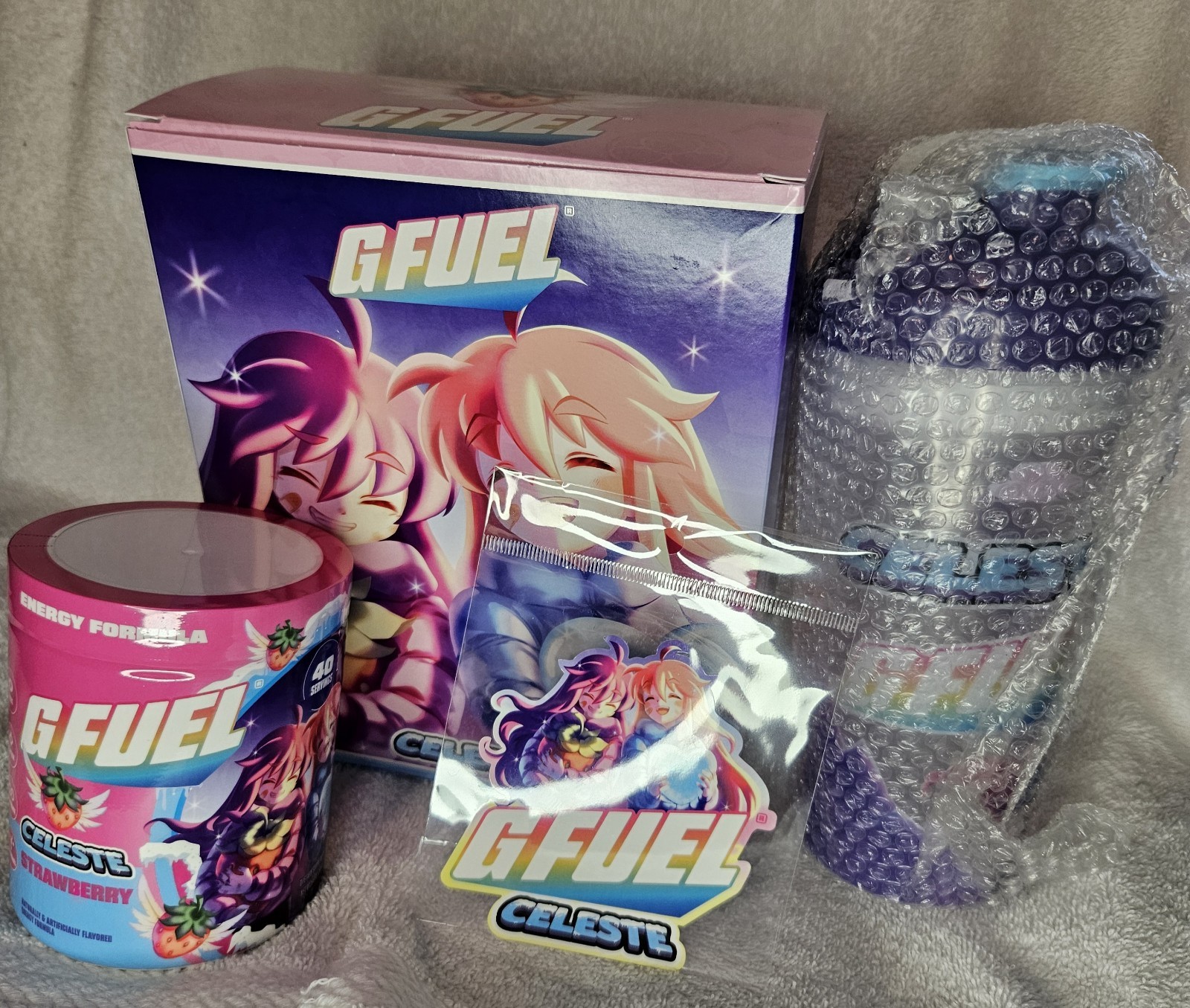 GFUEL – *NEW* Limited Edition Celeste Strawberry Collector’s Box