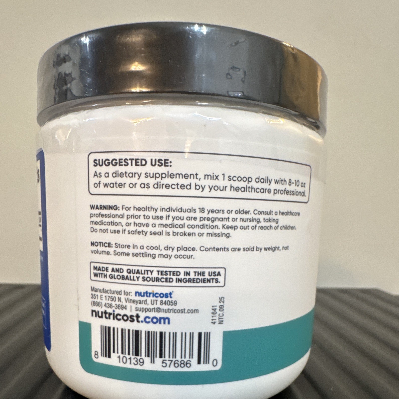 Nutricost Creatine Monohydrate Powder Tropical Lime 201g 30 Servings 5g