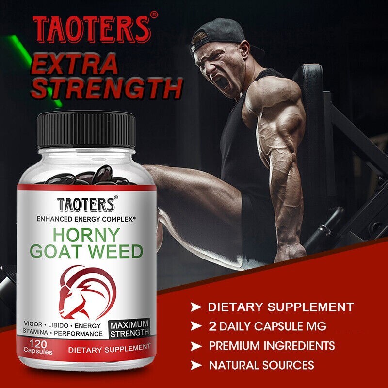 Premium Horny Goat Weed with Maca Root 1000 Mg Stamina Booster for Men and Women