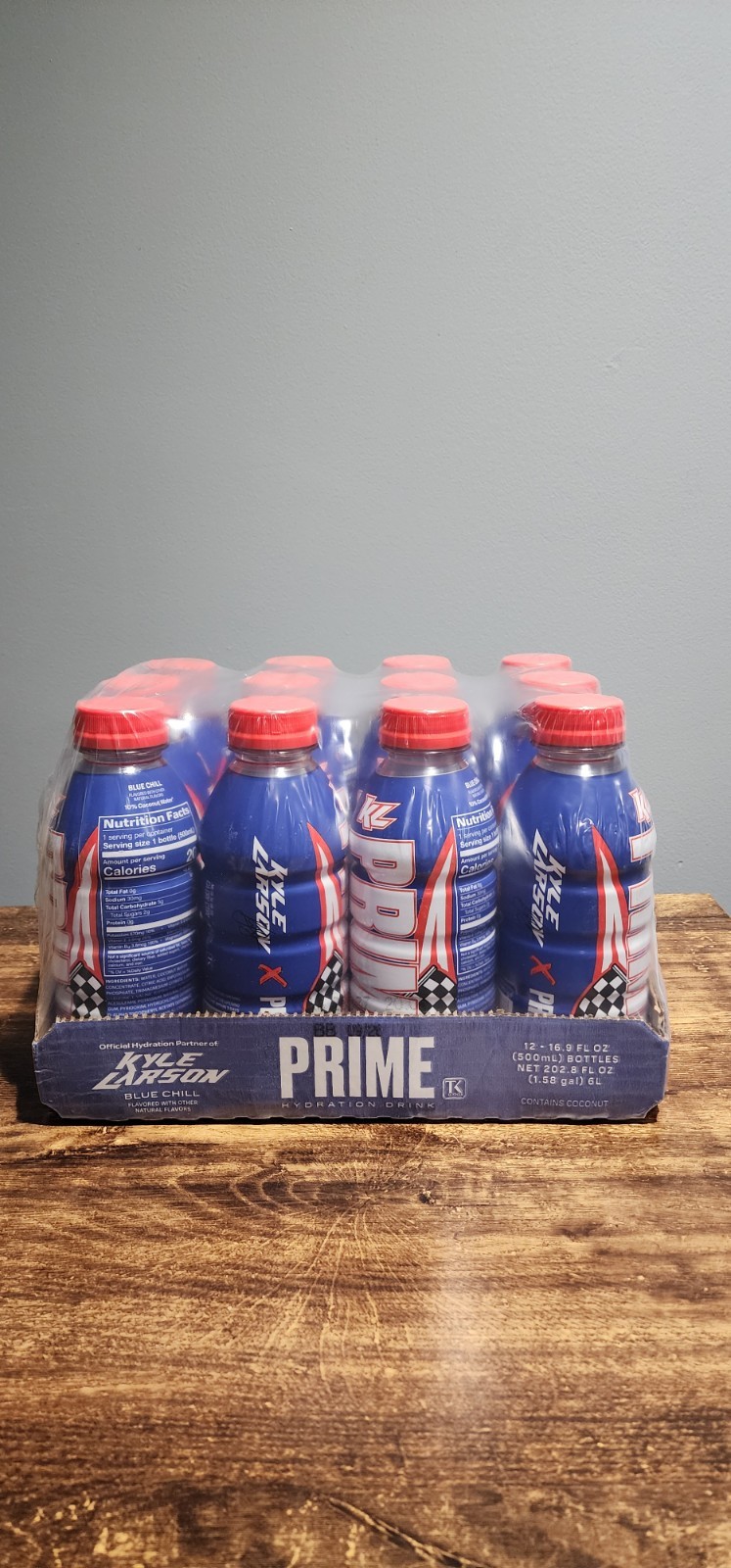 Prime Hydration Kyle Larson 16.9oz Bottle Factory Sealed Case *Hard To Find*