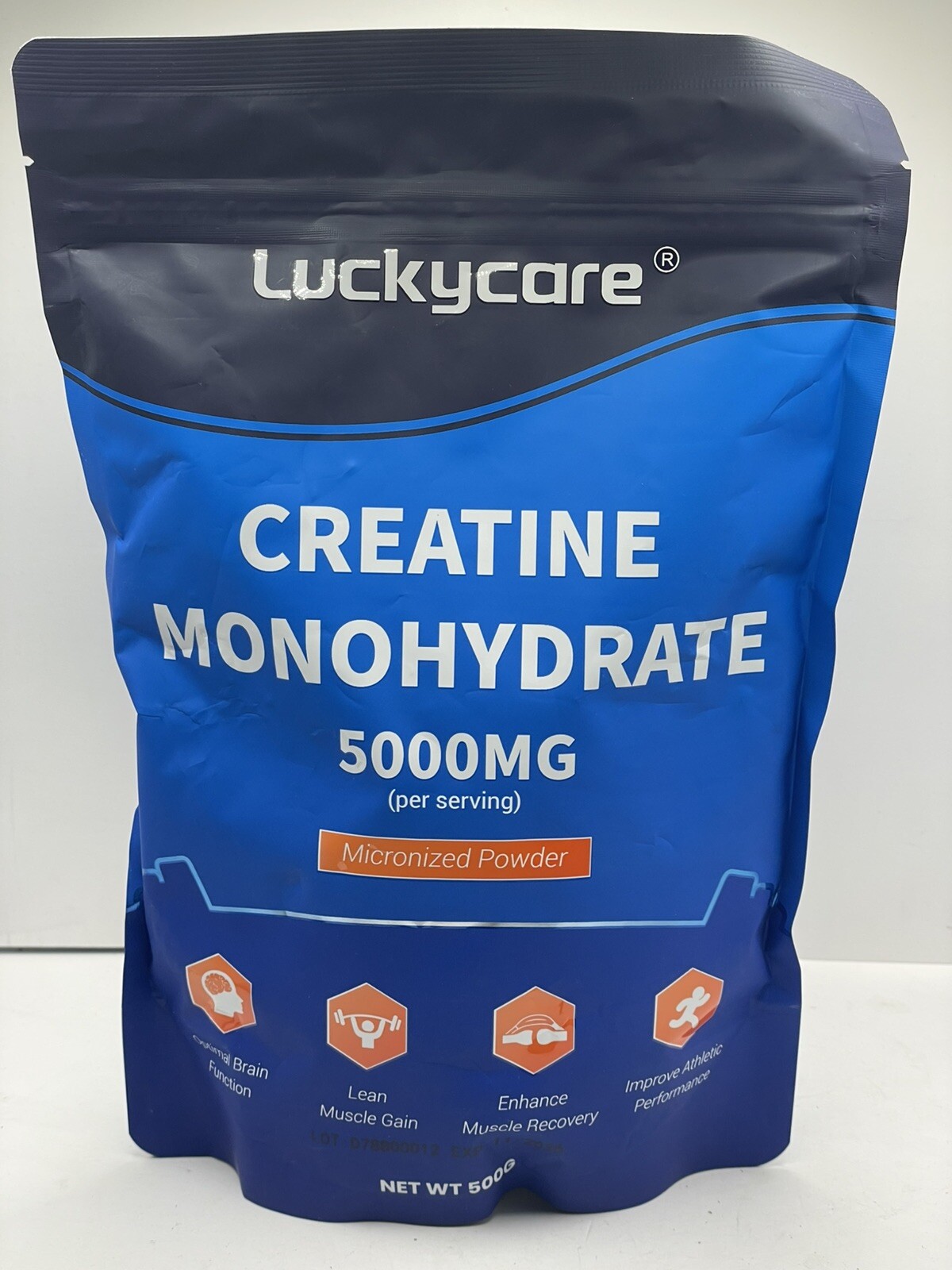 3X Fitness Creatine Monohydrate Powder Unflavored Support Muscle Energy 500g Eac