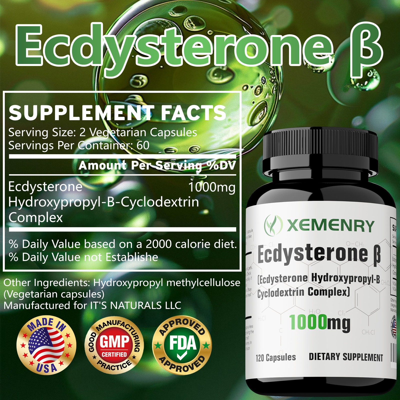Ecdysterone – for Strength & Muscle Growth, Improve Athletic Performance