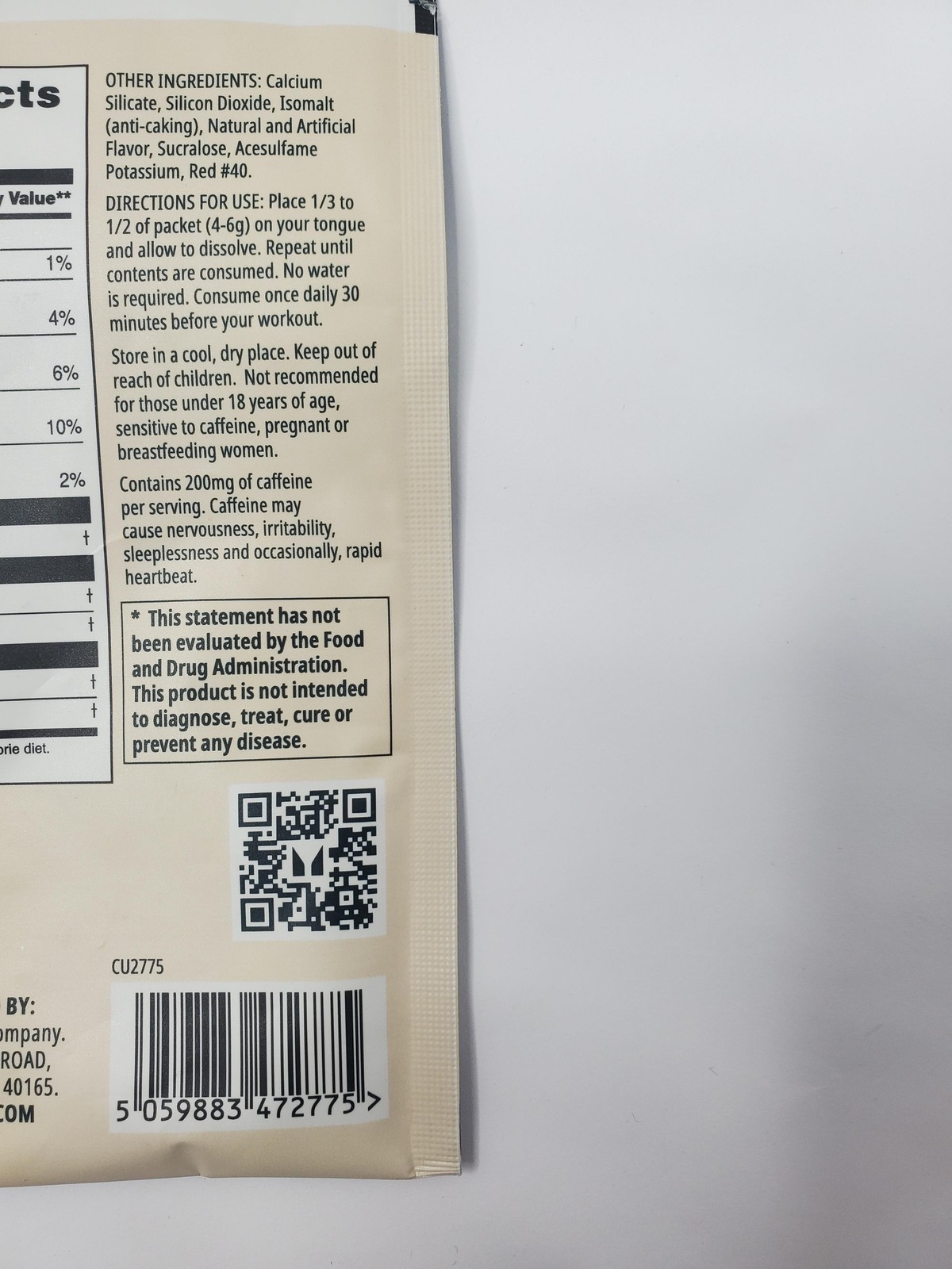 10pk Myprotein Origin Pre-Workout Watermelon Dry Scoop Caffeine Exp 08/26