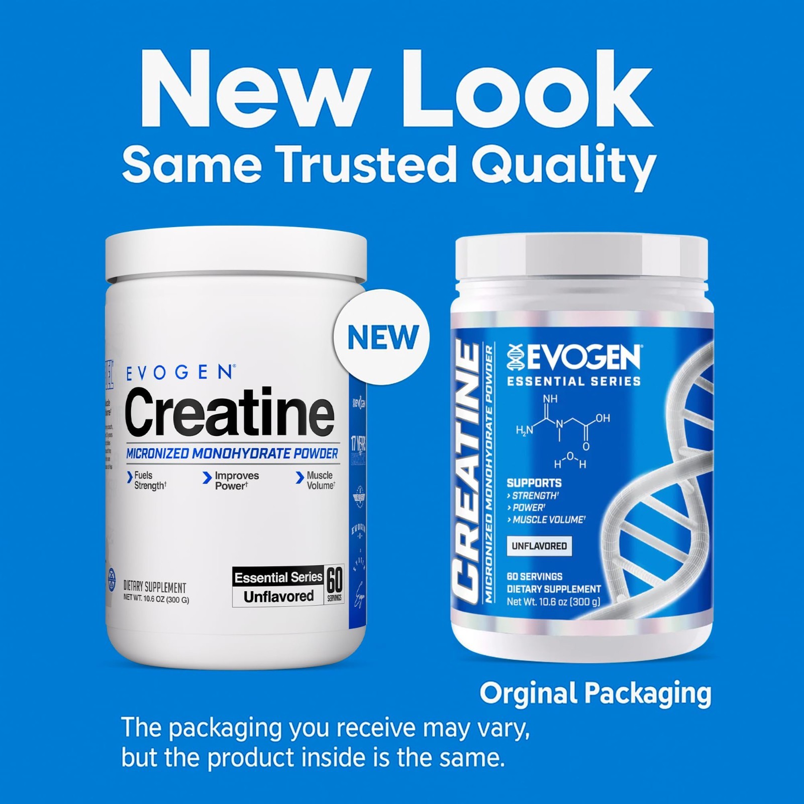 Micronized Creatine Monohydrate Powder | Unflavored | 60 Servings | Strength & R