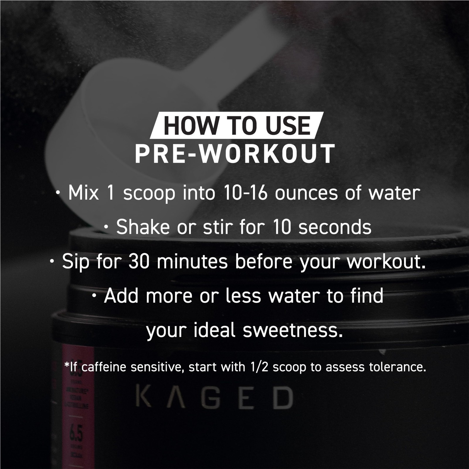 Pre Workout Powder – Krisp Apple Flavor, Creatine, Beta Alanine, Natural Caffein