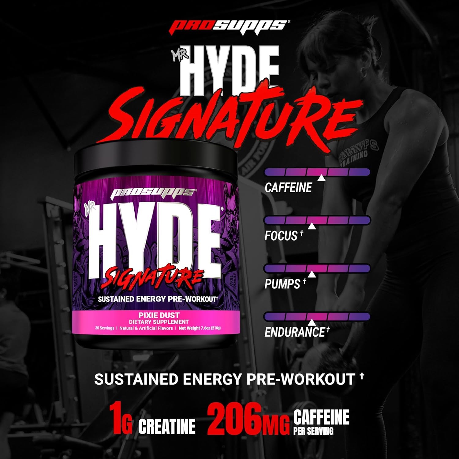 PROSUPPS Mr. Hyde Signature Pre Workout Powder with 30 Servings (Pack of 1)