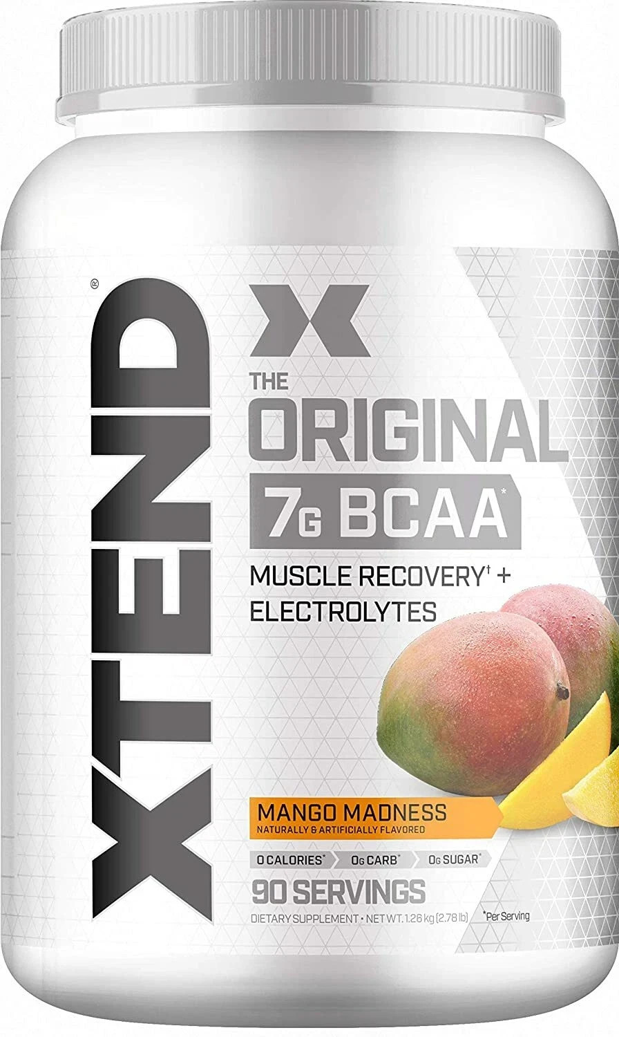Scivation XTEND 7g BCAA’s Glutamine Powder 90SRV MANGO MADNESS