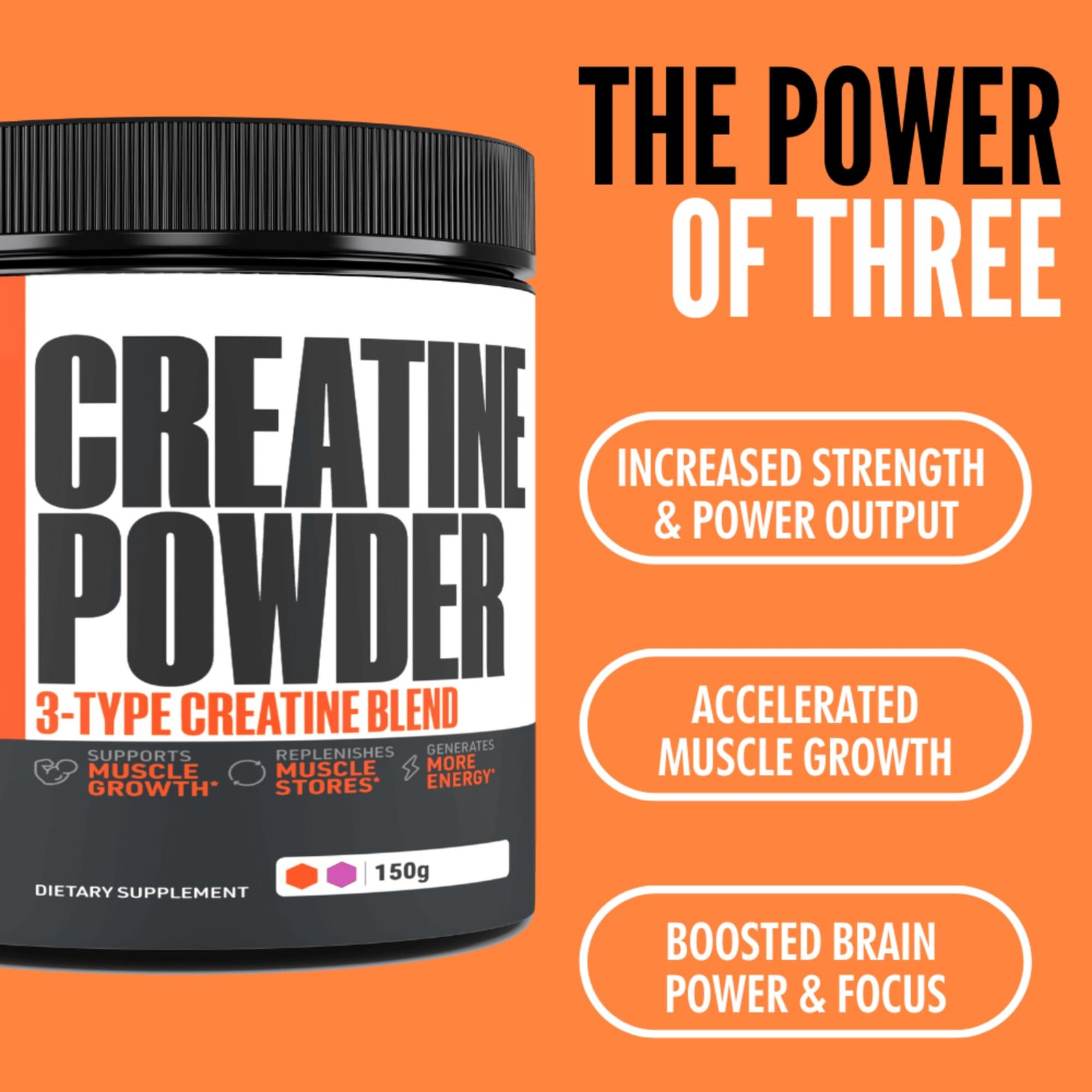Crazy Muscle Creatine Monohydrate Fitness Powder 5g, Pure Unflavored Microniz…