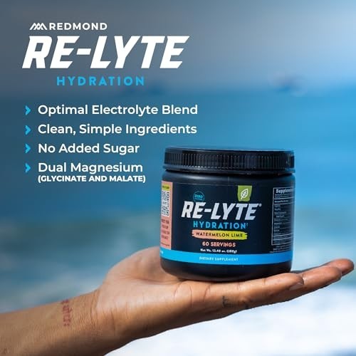 Electrolyte Powder Mix for Hydration – Watermelon Lime Flavor, 30 Servings
