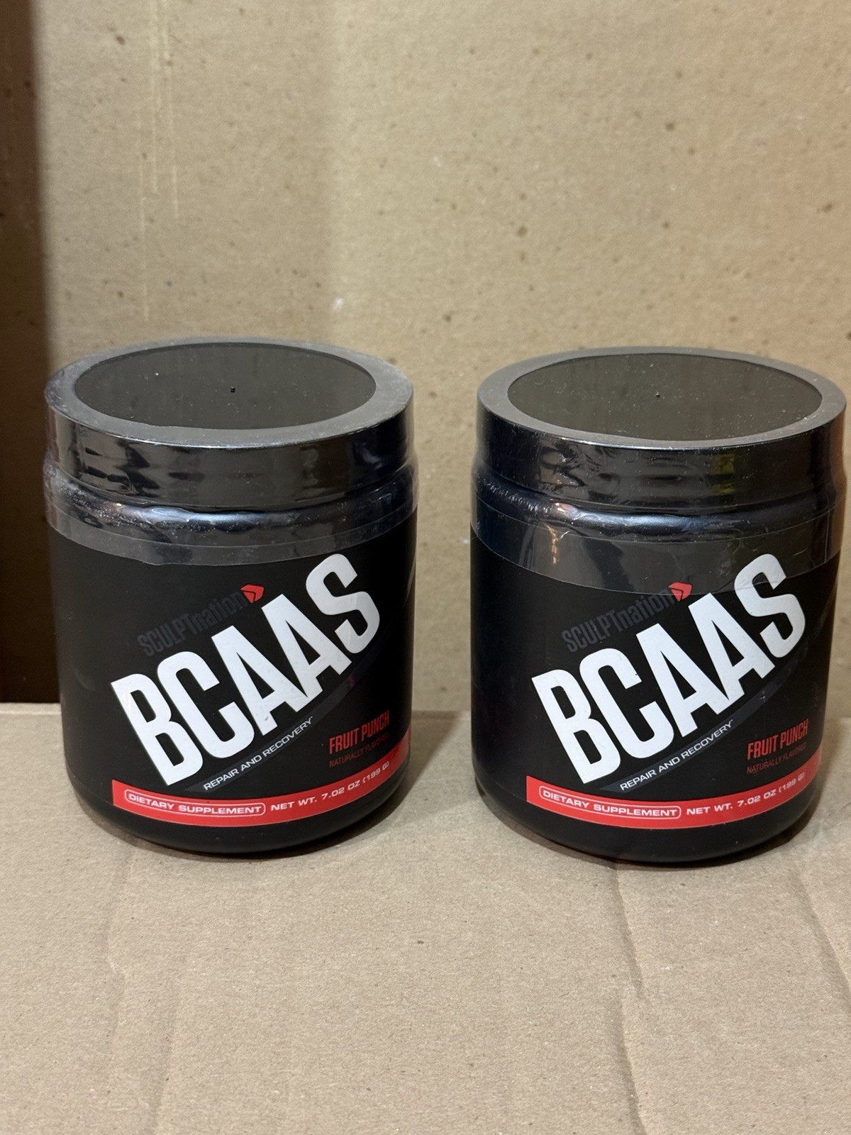 SCULPTNATION BCAAs Repair And recovery – Fruit Punch Flavor – 2 Containers
