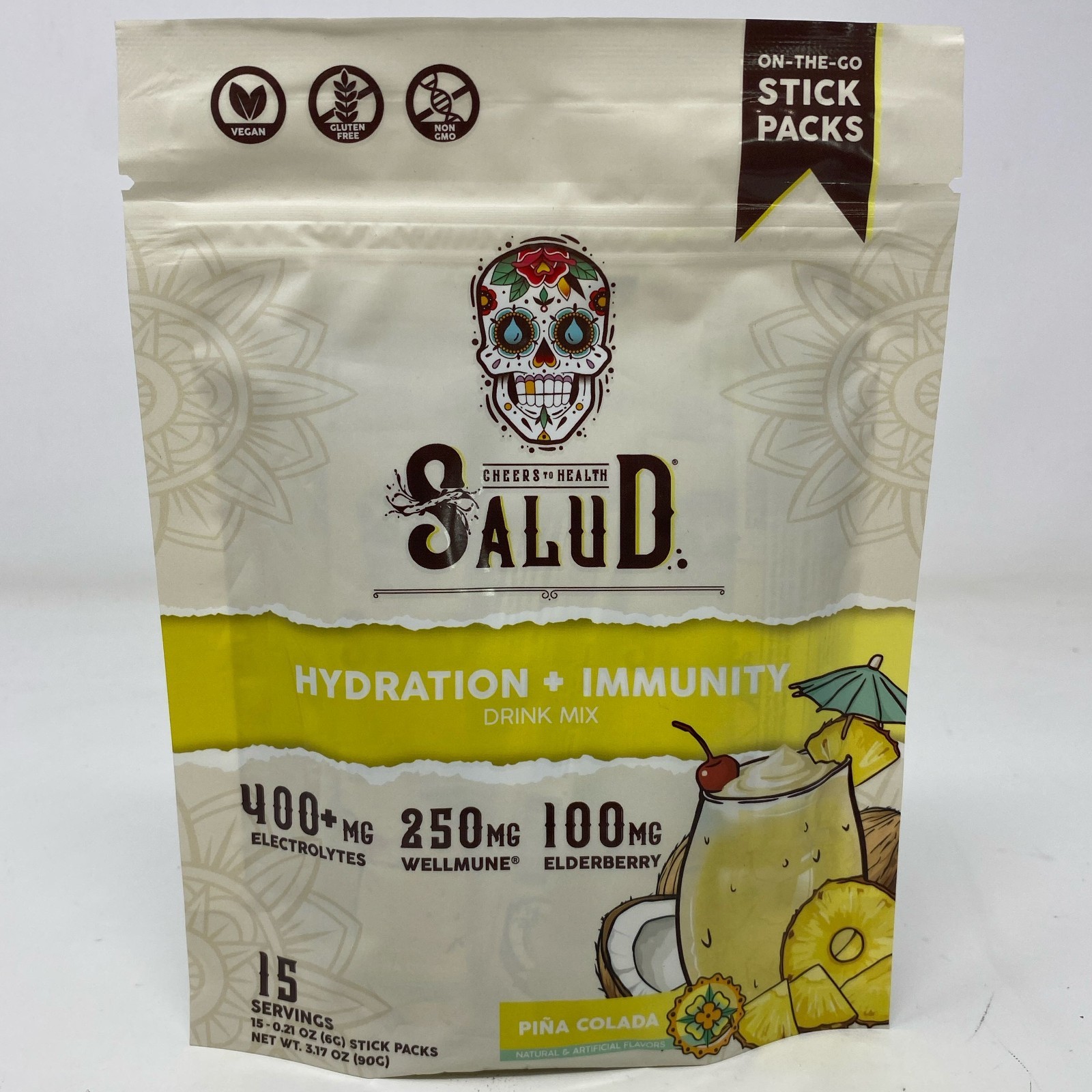 Taste Salud Hydration + Immunity Piña Colada Drink Mix 15ct
