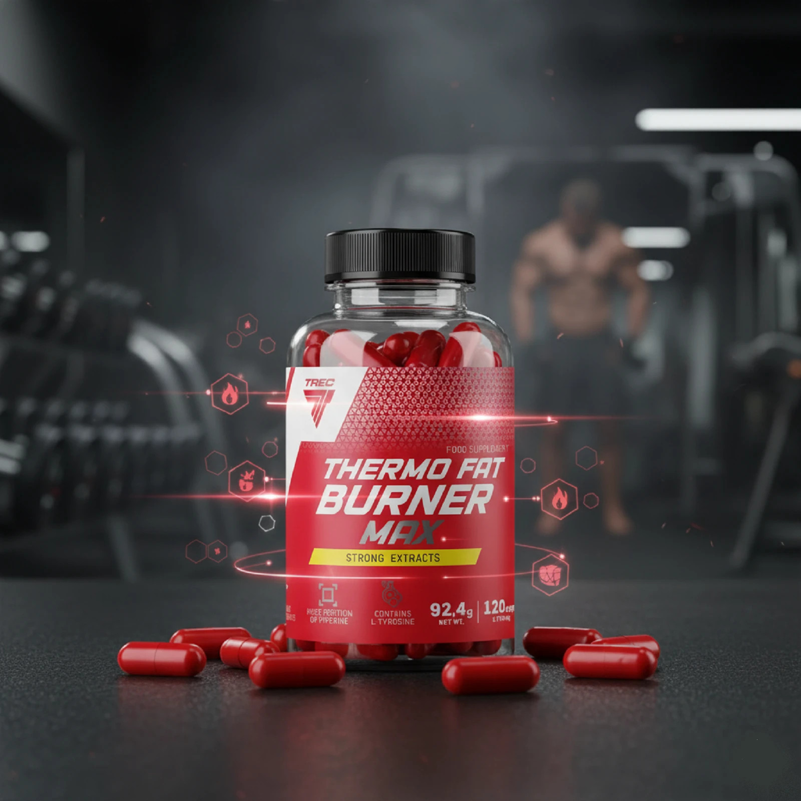 THERMO FAT BURNER – Guarana Green Tea Chromium For Fast Weight Loss And Slimming