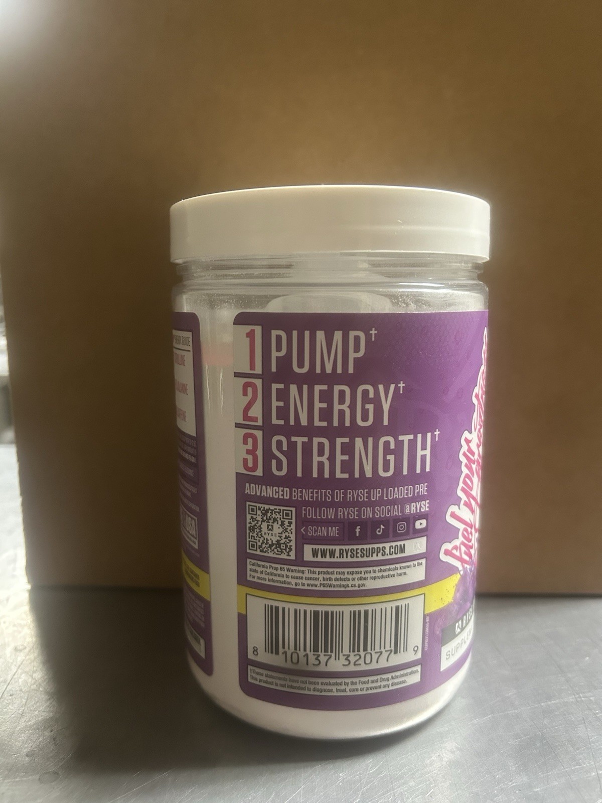 RYSE Loaded Pre Workout Powder – Kool Aid Grape – Exp 01/2028
