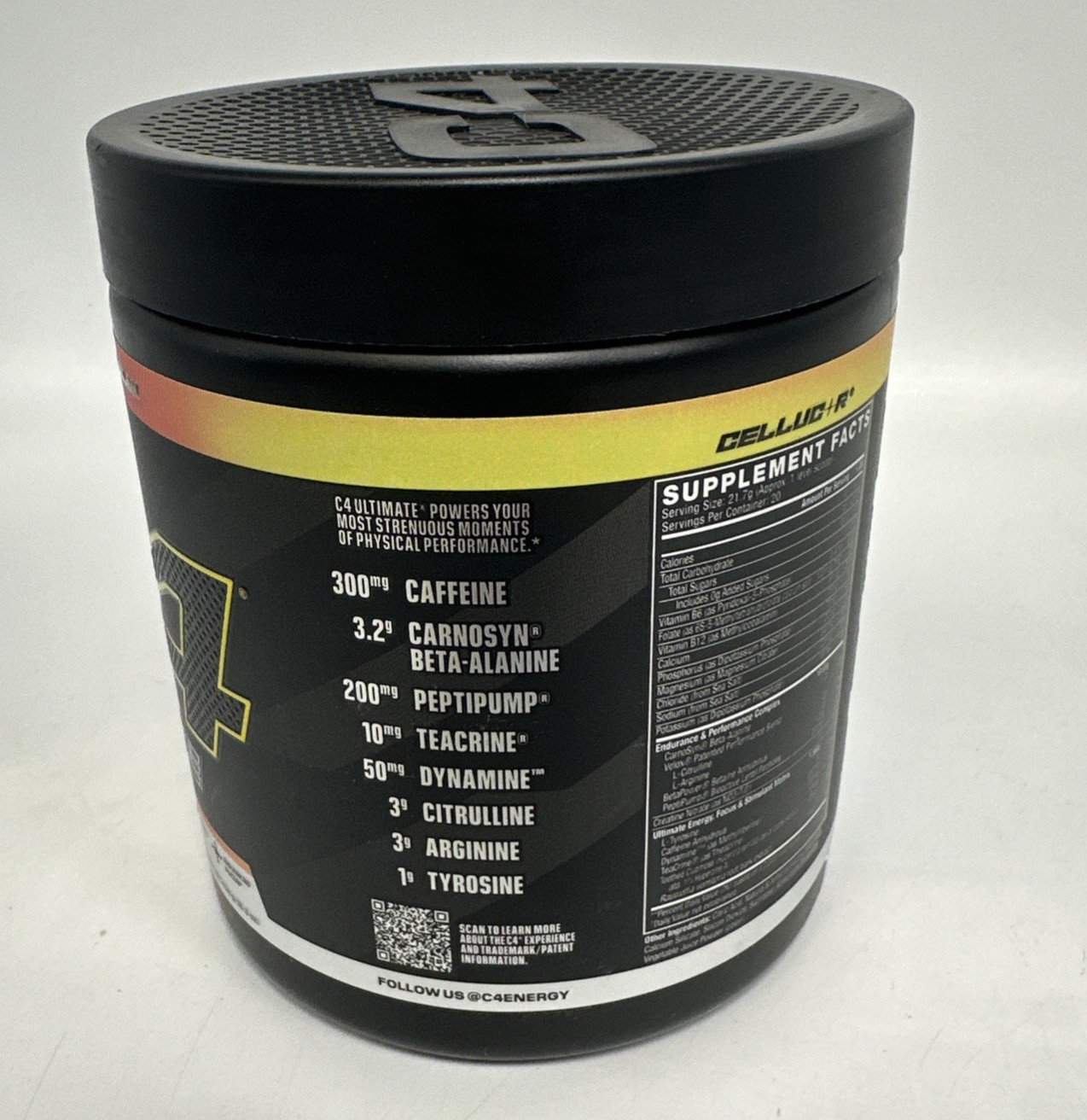 C4 Ultimate Pre Workout Energy Supplement, Strawberry Watermelon *EXP 05/2027*