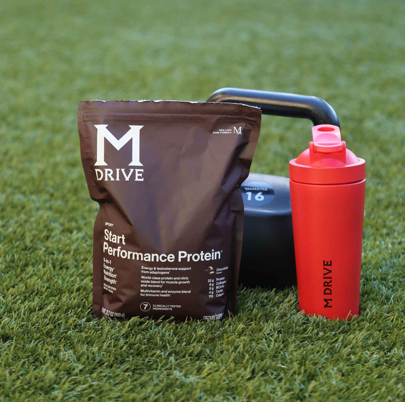 M Drive START Protein Shake 9in1 Daily Mens Performance 1lb