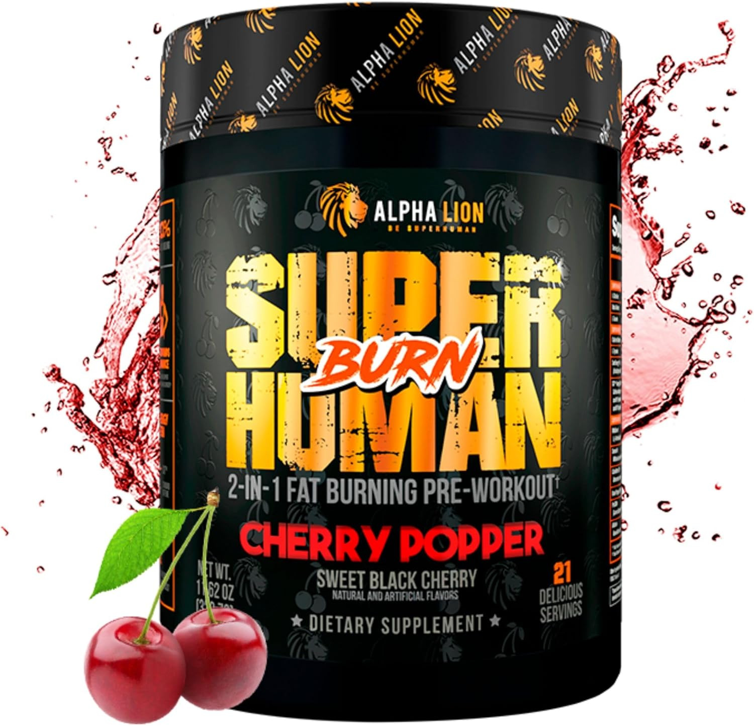Superhuman Burn – 2 in 1 Metabolism Booster Pre Workout and Thermogenic Fat Burn