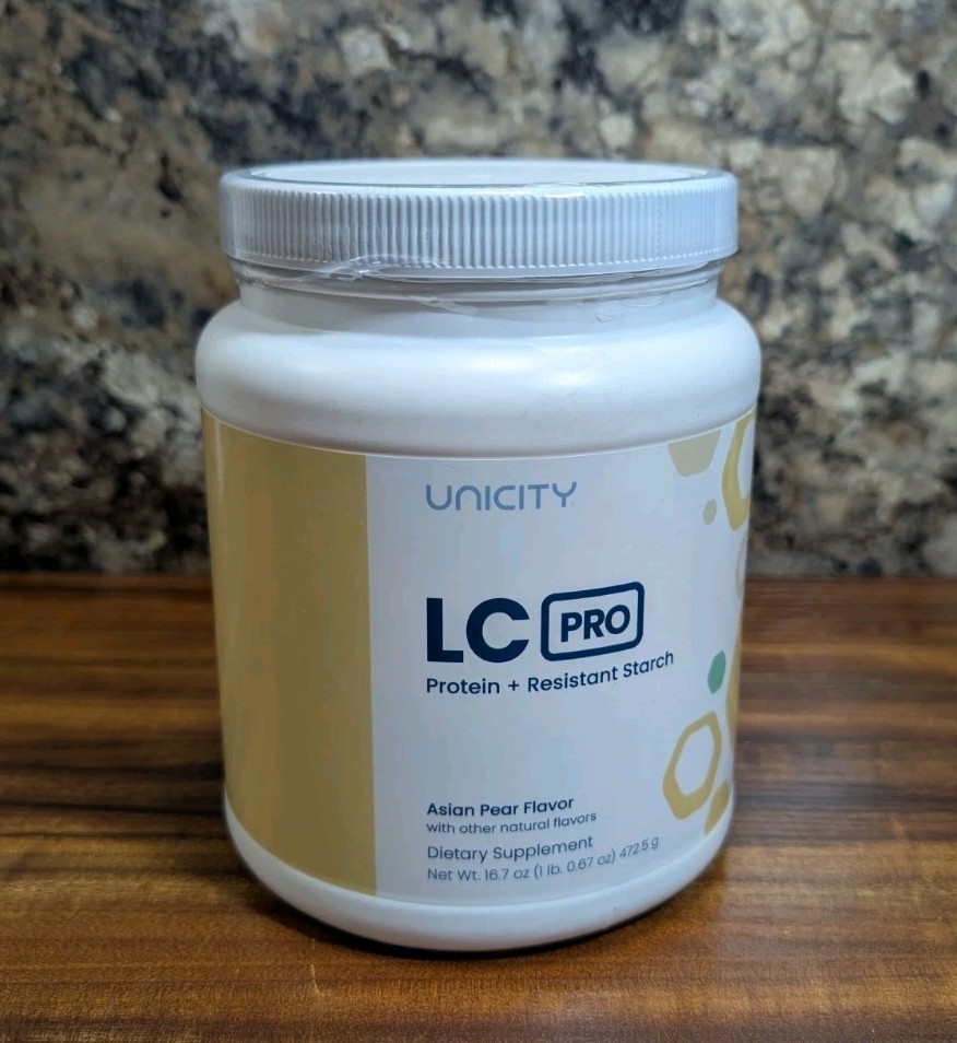 New Unicity LC Pro Protein + Resistant Starch Supplement Asian Pear 16.7oz
