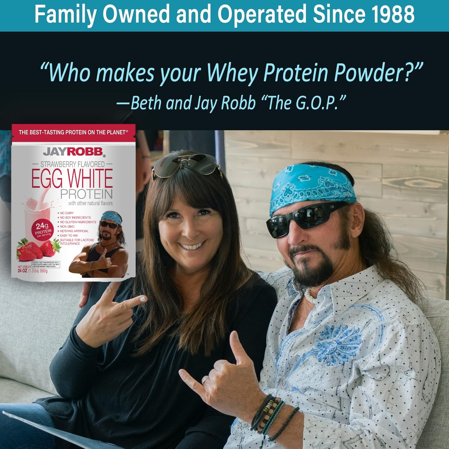JAYROBB Strawberry Egg White Protein 24 oz, 1.5 Pound (Pack of 1)