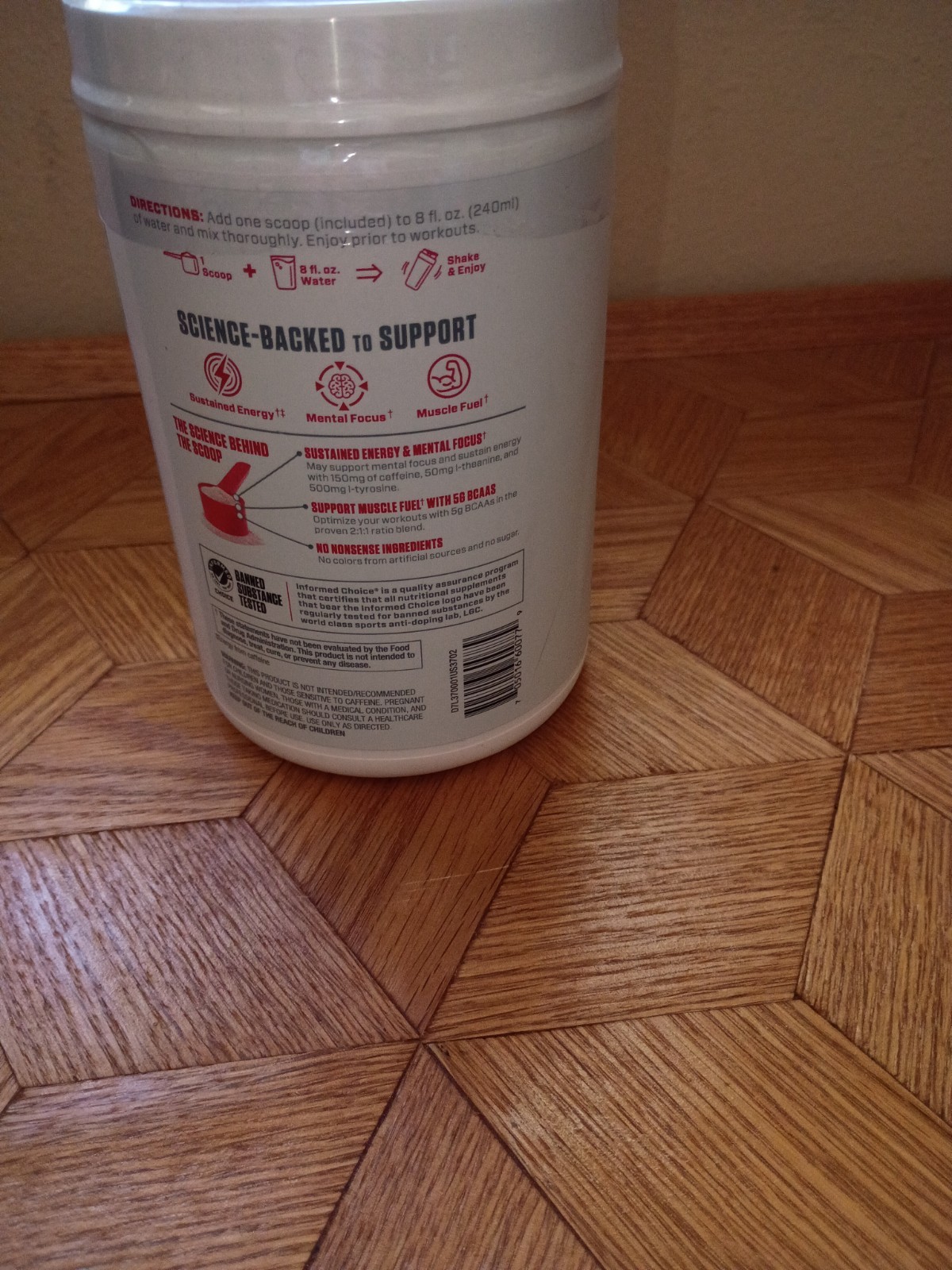 Dymatize Energyze Pre Workout Powder Strawberry Lemonade Flavor, 150mg- Exp.2/27