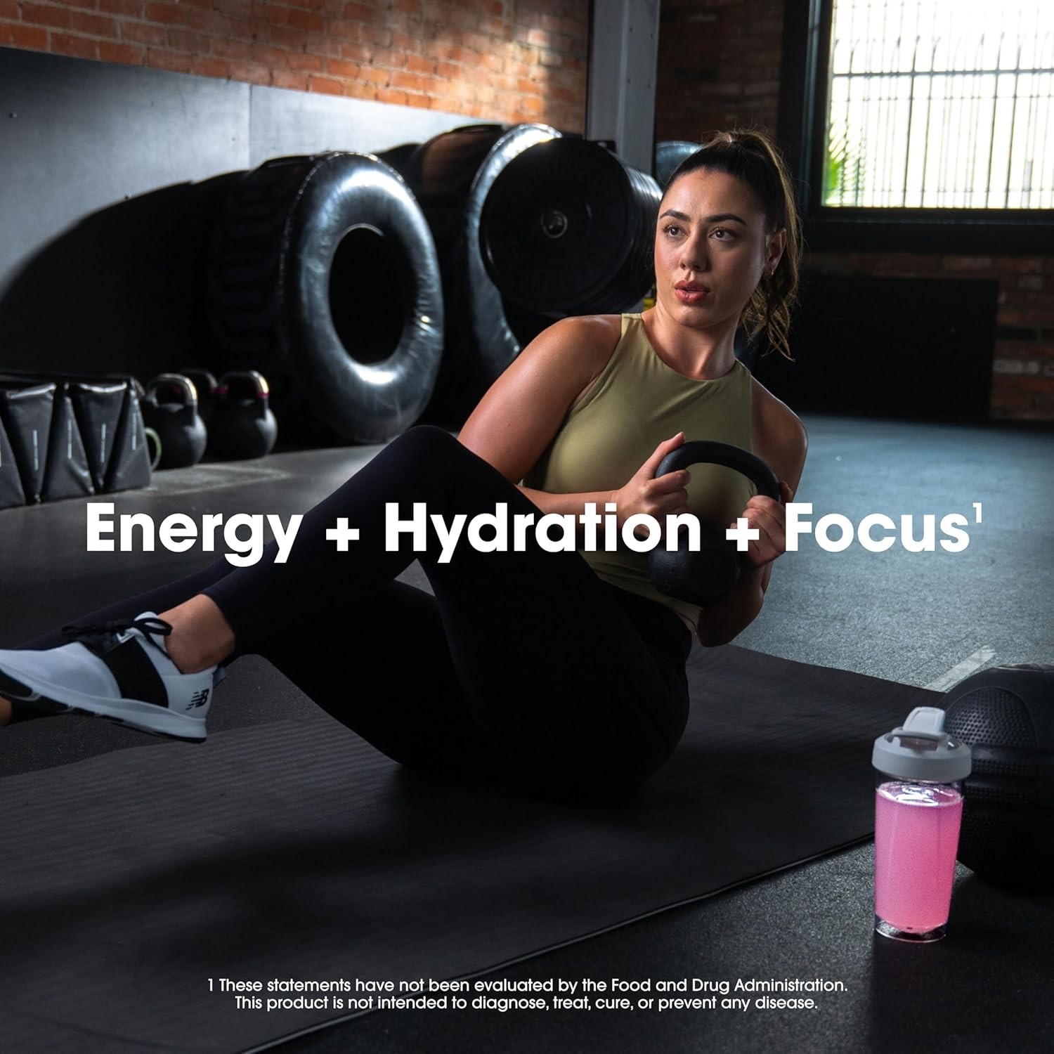Sugar-Free Amino Energy Drink Mix with Caffeine, 30 Servings – Watermelon Flavor