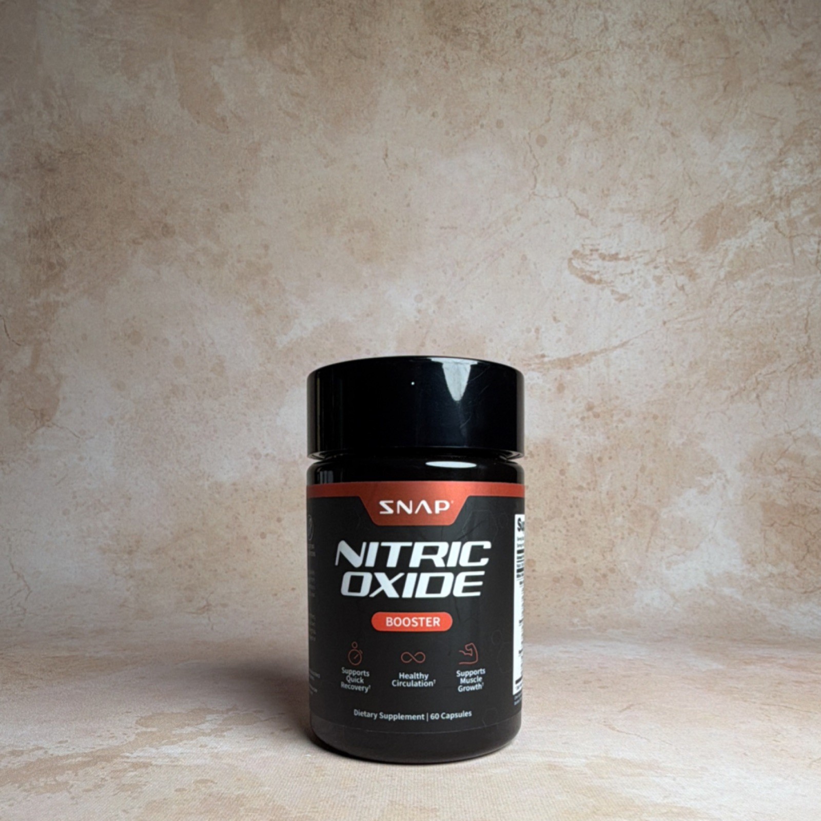 SNAP Nitric Oxide Booster L-Citrulline L-Arginine Supplement 60 Capsules