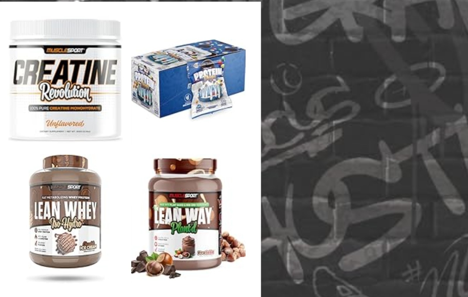 MuscleSport LEAN WAY PLANT’D PROTEIN 2lb ( 25 Servings ) Protella BEST BY 10/26