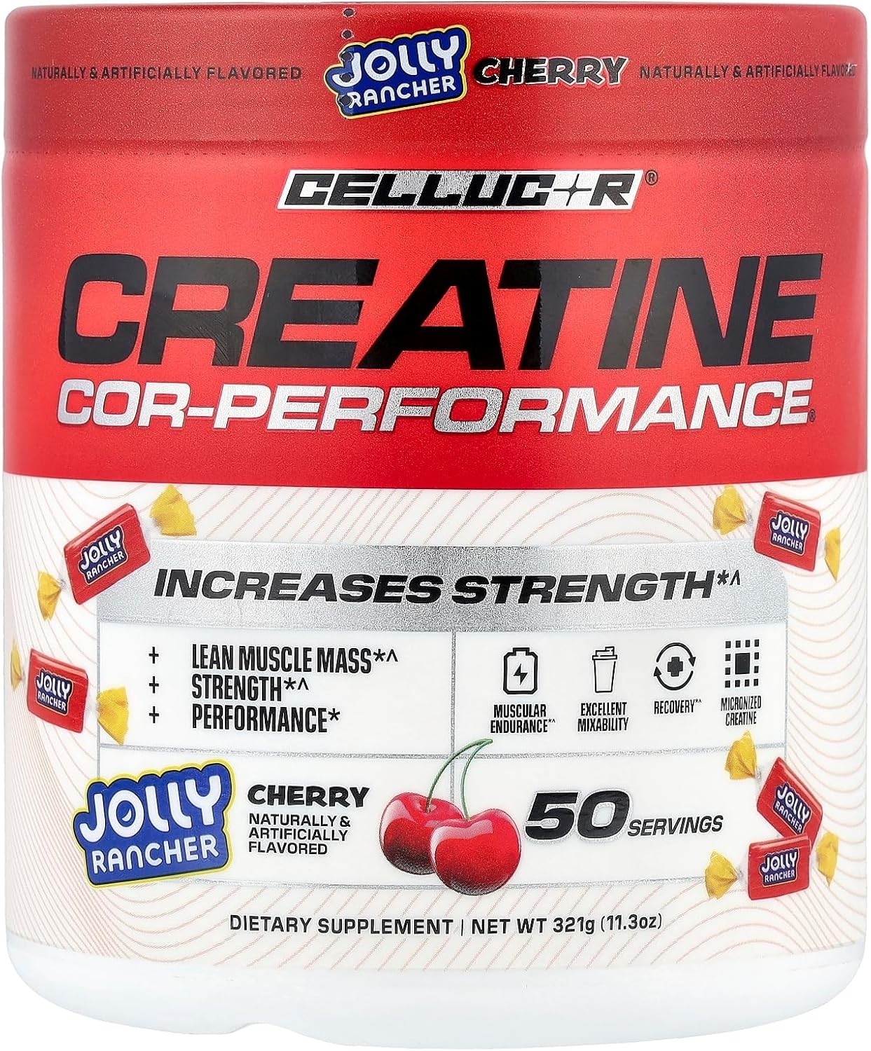 Keto-Friendly Creatine Powder – Jolly Rancher Cherry for Lean Muscle Gains
