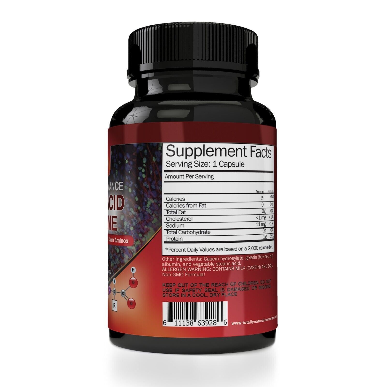 Amino Acids BCAA Muscle Support and Cholesterol Control 660mg Heart Supplement