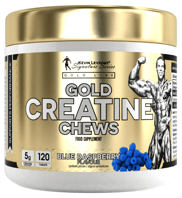 Levrone Gold Creatine Chews 120 Tab Blue Raspberry