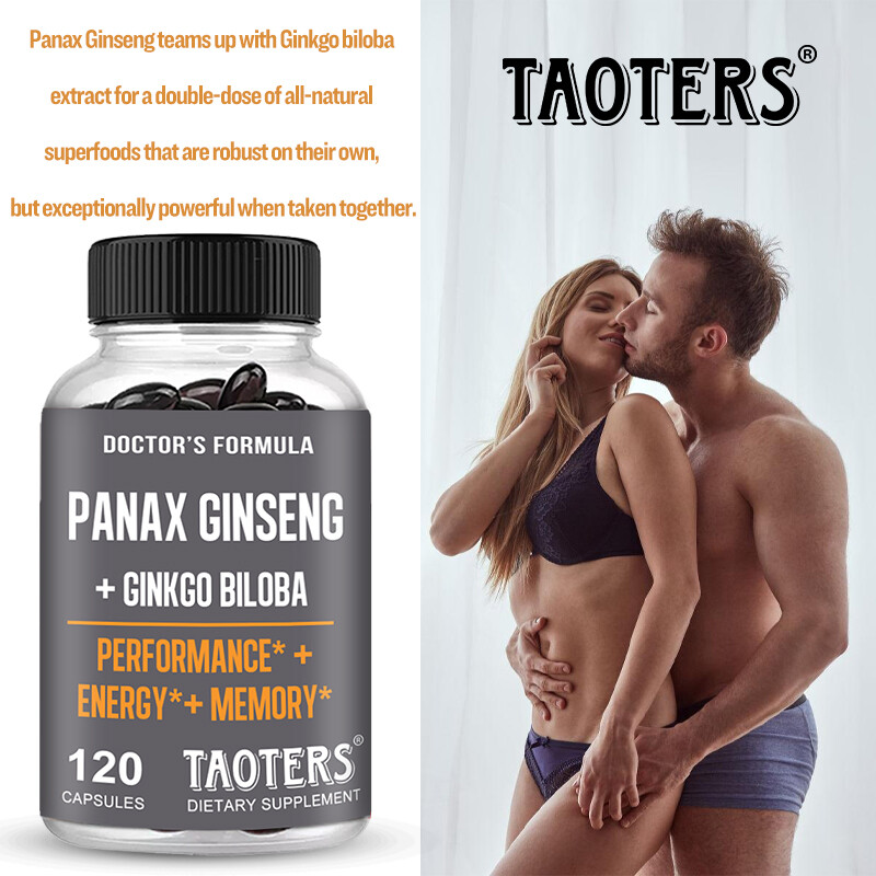 American Ginseng Ginkgo Supplement – Energy, Memory, Muscle Growth