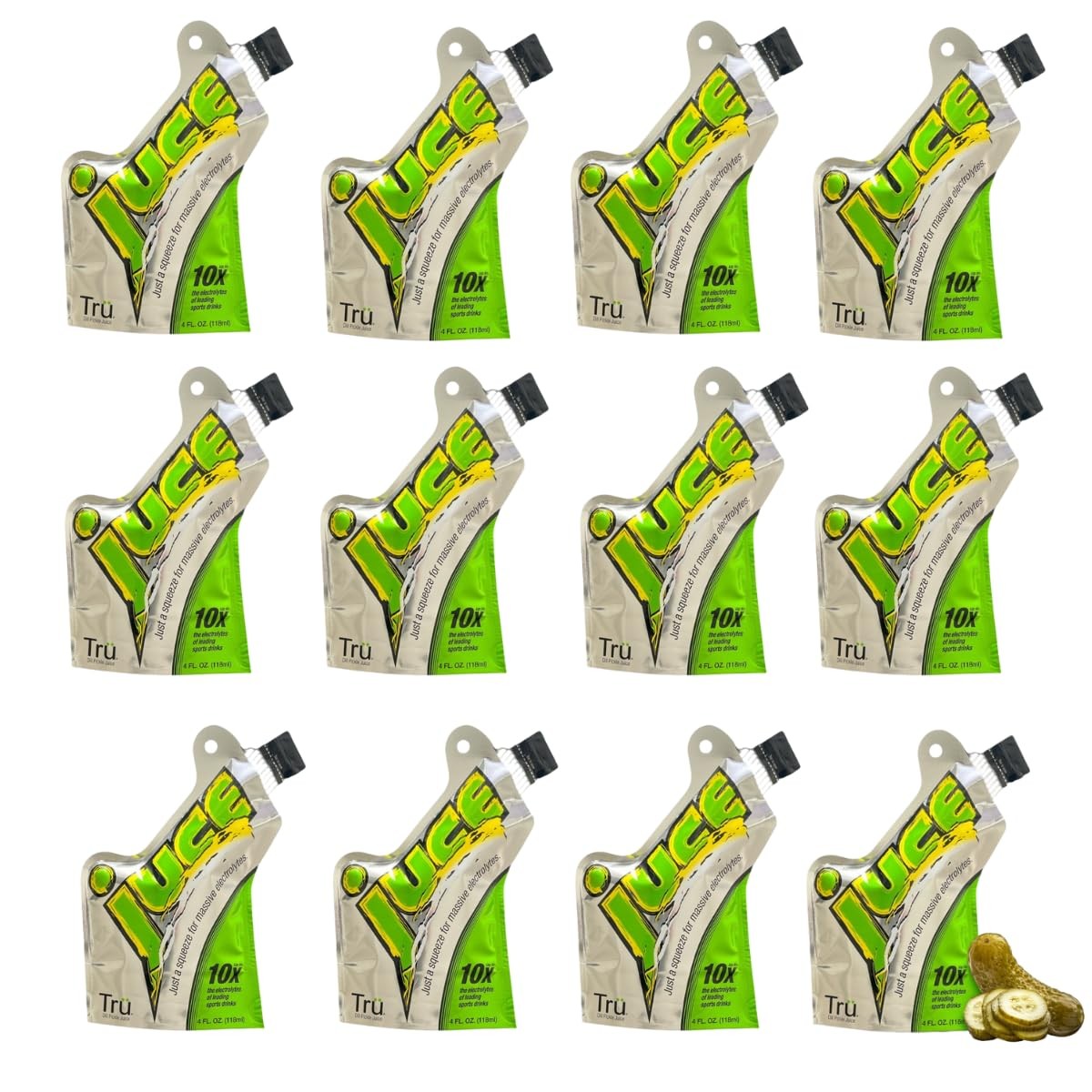 Juce Organic Pickle Juice Ultra Strength Shot 4 Oz. 4 Fl Oz (Pack of 12)