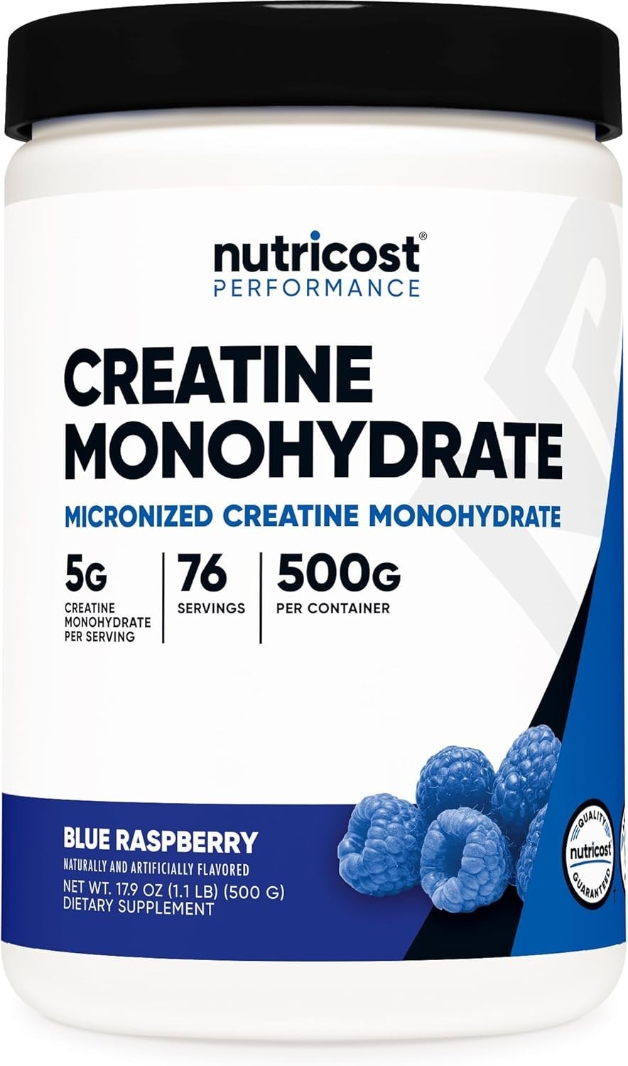 500g Creatine Monohydrate Powder in Blue Raspberry Flavor – Elevate Your Workout