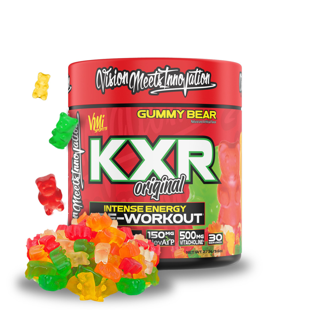 VMI Sports® KXR Best Pre-Workout Supplement – Gummy Bear