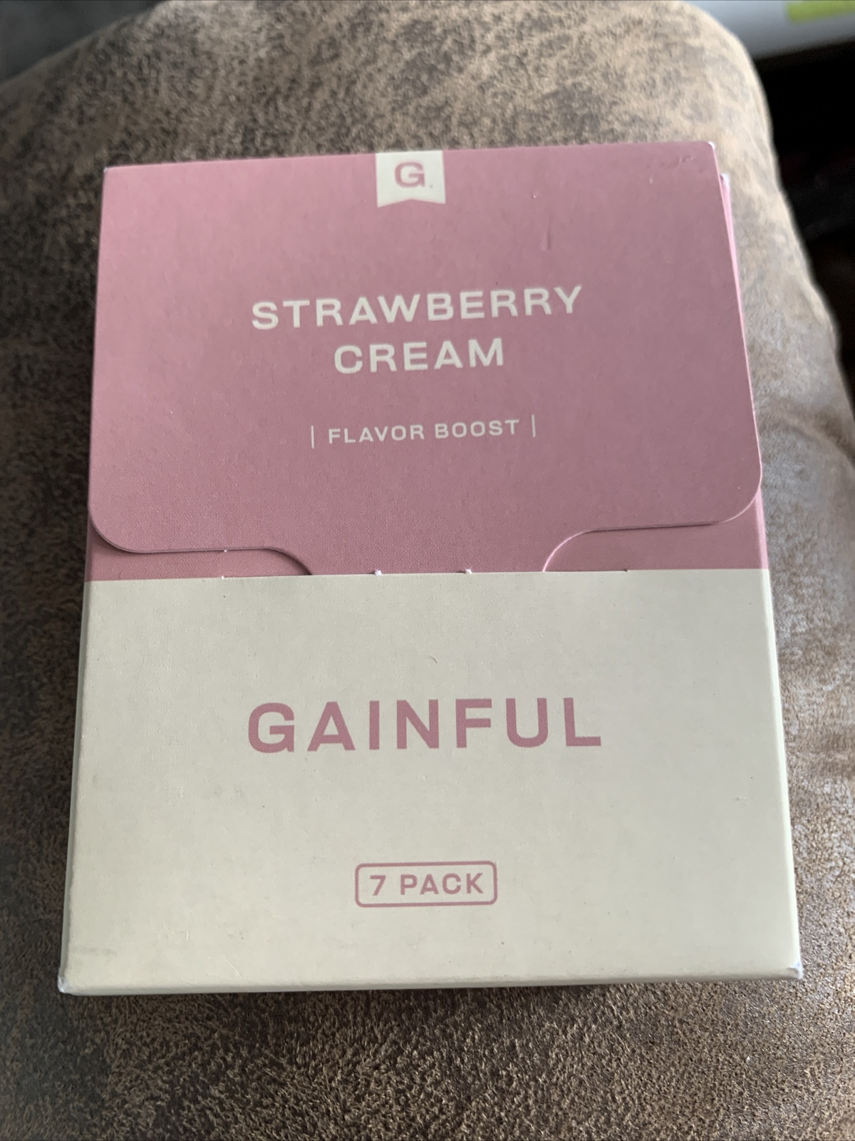 NEW Gainful Flavor Boost Packets Strawberry Cream 7 packets/1 box