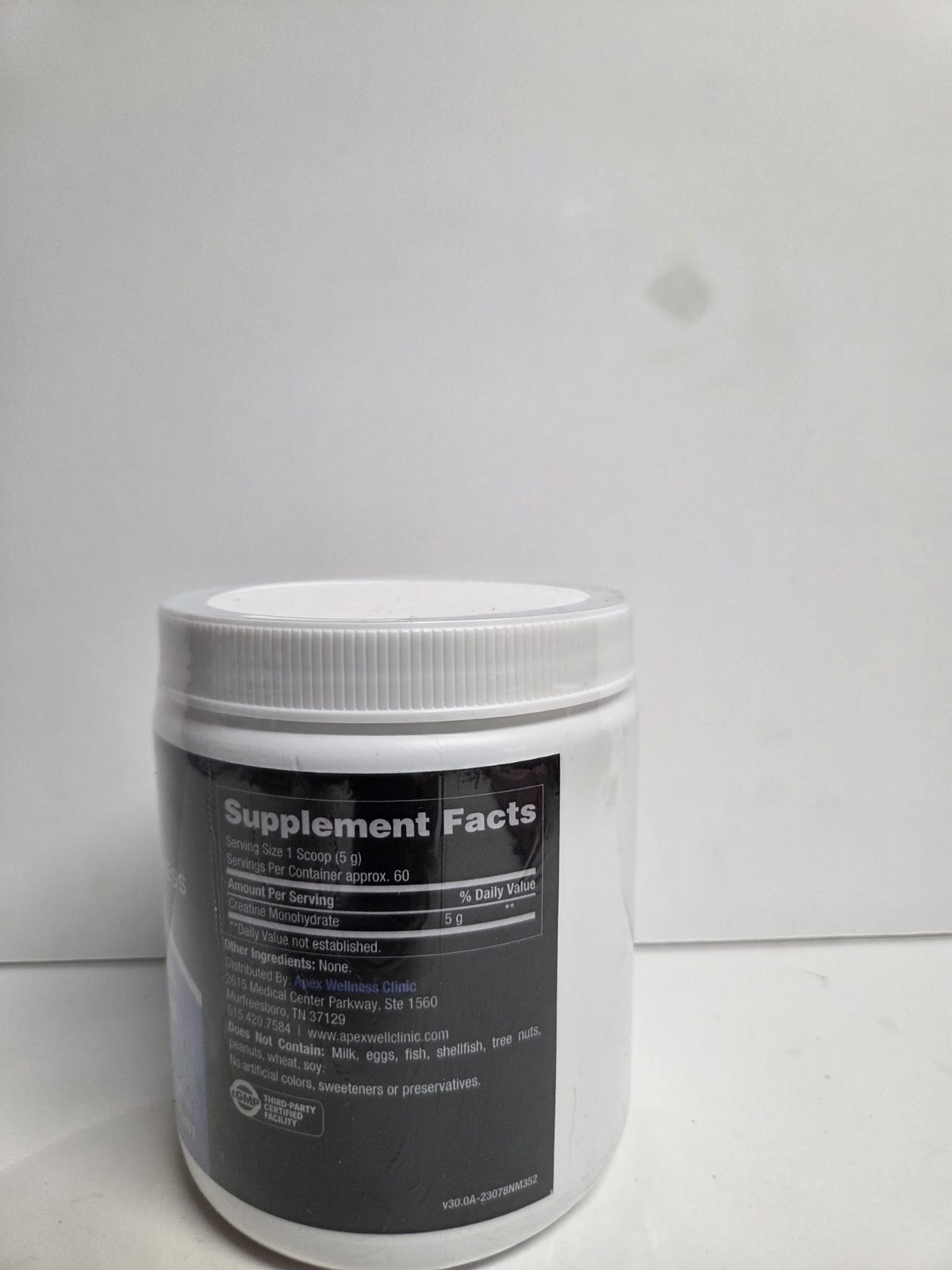 Apex Wellness Essential Creatine 60 Servings 10.58 Oz (300g) Dietary Supplement