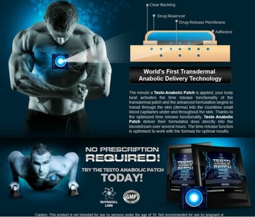 RX STRONGEST ANABOLIC Testosterone Booster for Men More Muscle Mass, $65