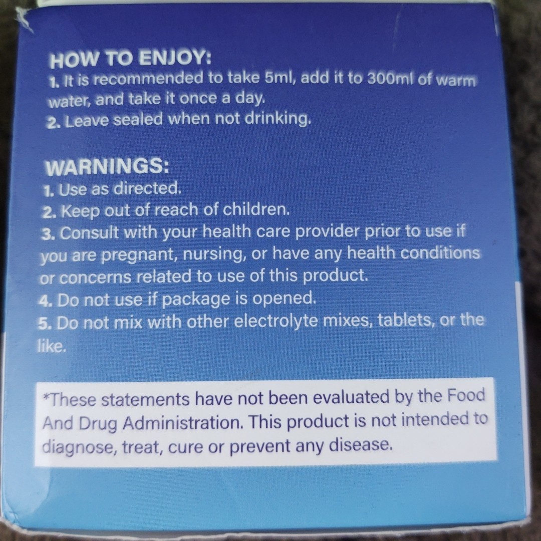 Hydration Powder Electrolytes Drink Mix with Magnesium Zinc Vitamin C B Complex