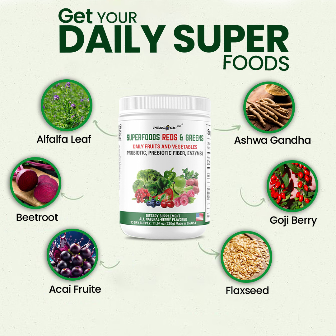 All 5 Collagen Bone Broth MCT Superfood Reds Greens Probiotic Prebiotic Powders