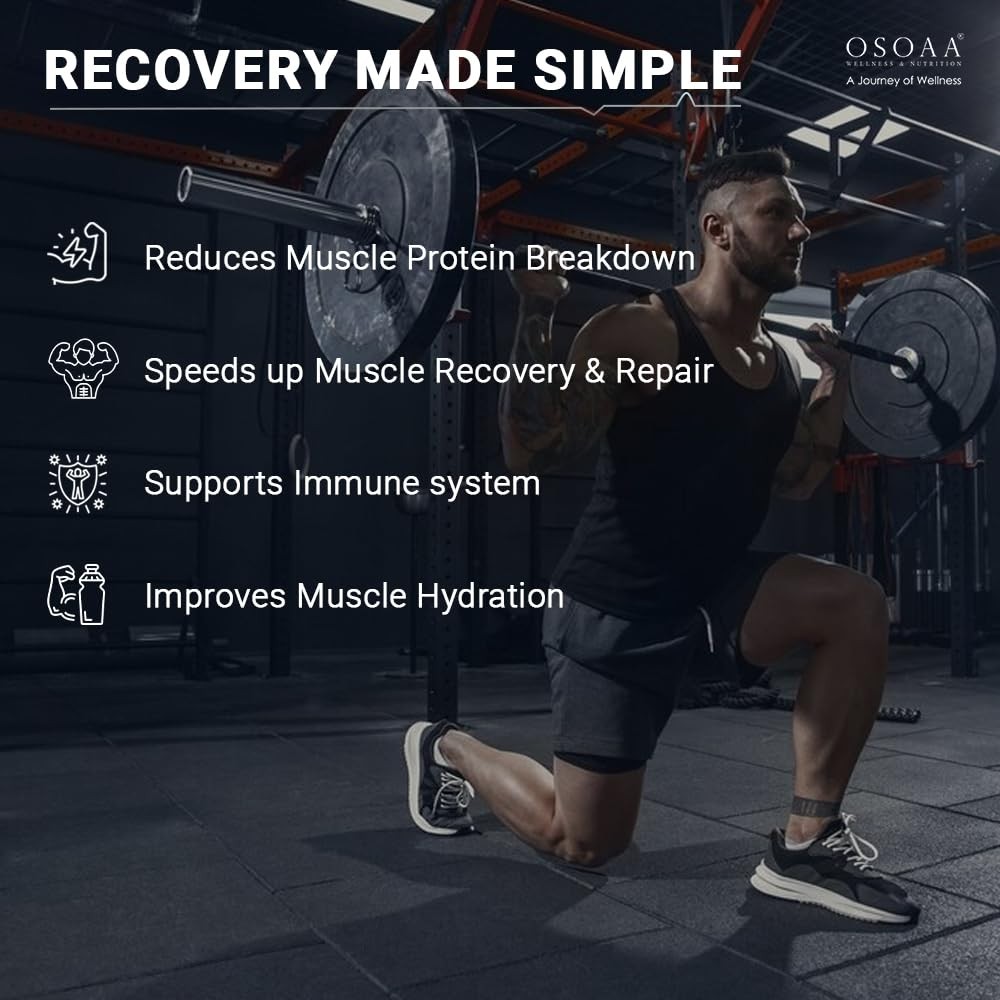OSOAA L-Glutamine Powder 250gm