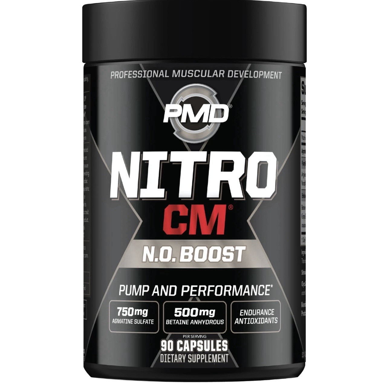 NITRO CM – Nitric Oxide Formula for Muscle Pumps & Performance – (90 Capsules) ✅