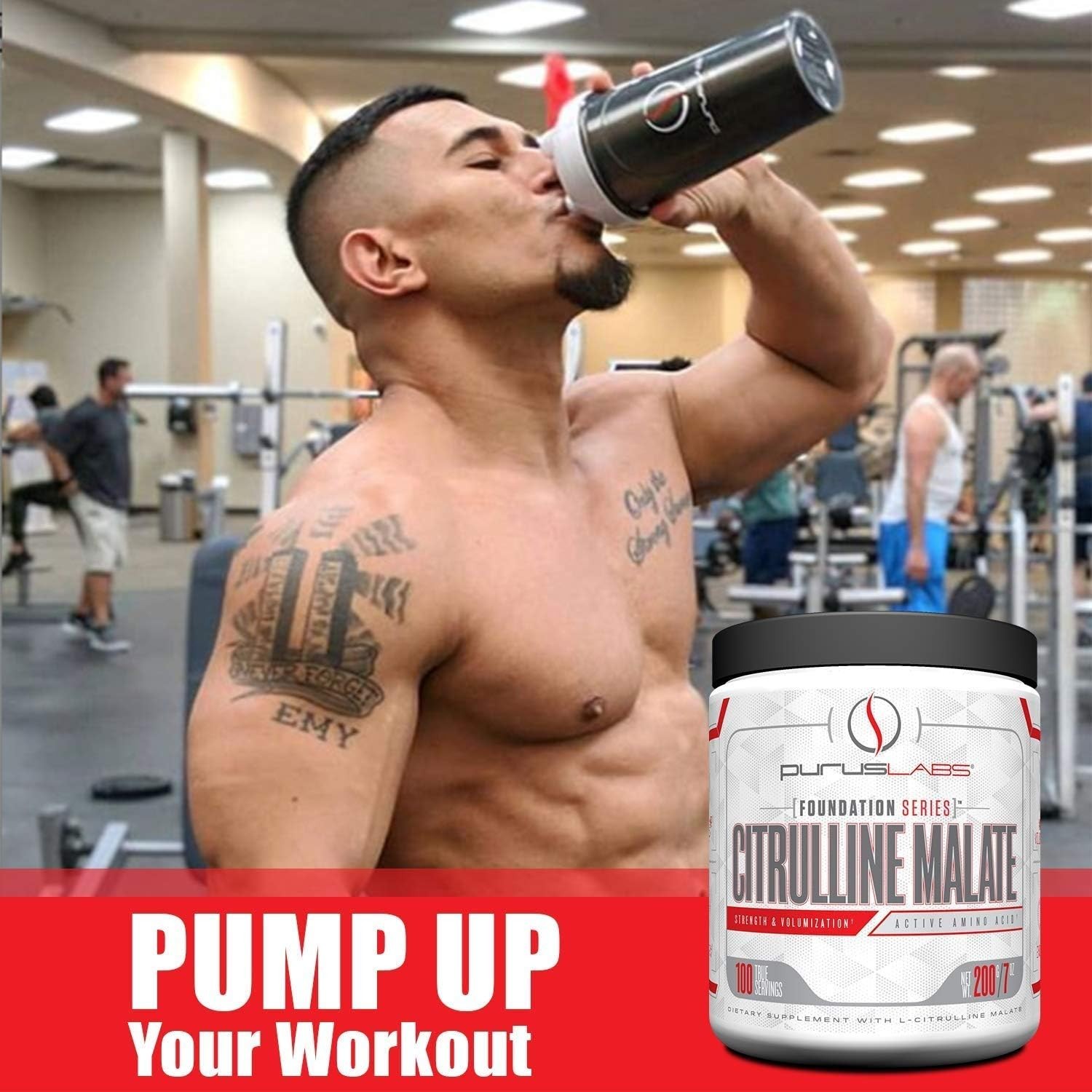 Purus Labs L-Citrulline Malate – Strength, Volume, & Recovery – 100 Servings