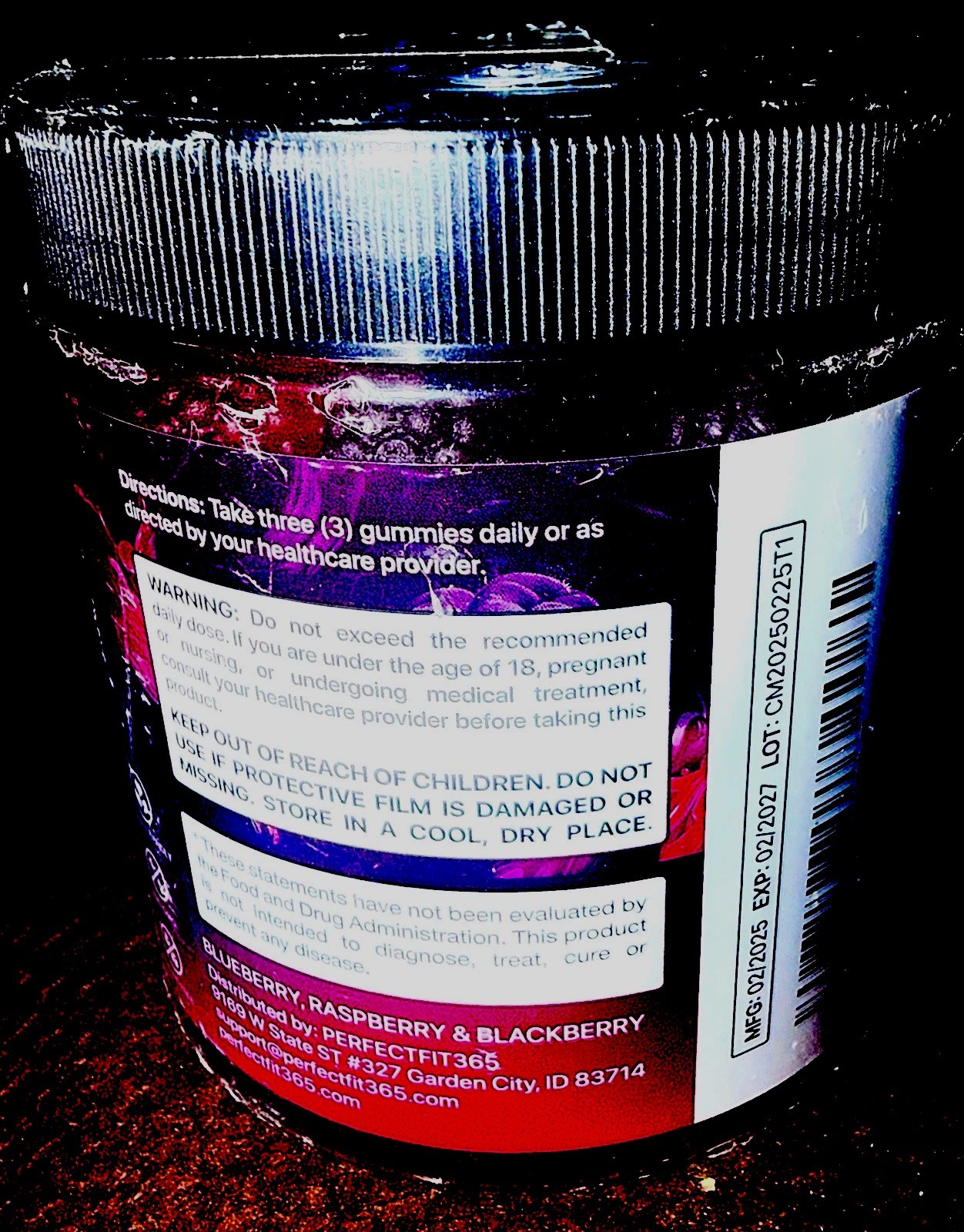 Creatine Monohydrate Gummies 8000mg PerfectFit365 120ct BCAA Taurine L-Carnitine