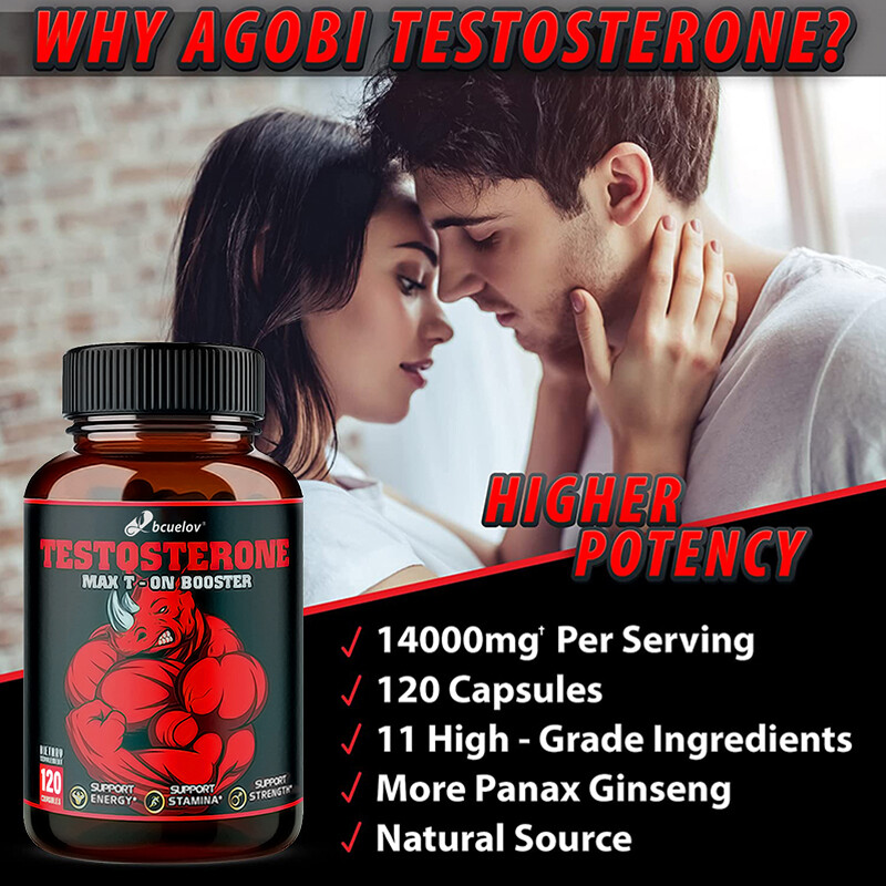 Panax Ginseng 120 Capsules-Testostero Booster, Muscle Health – US