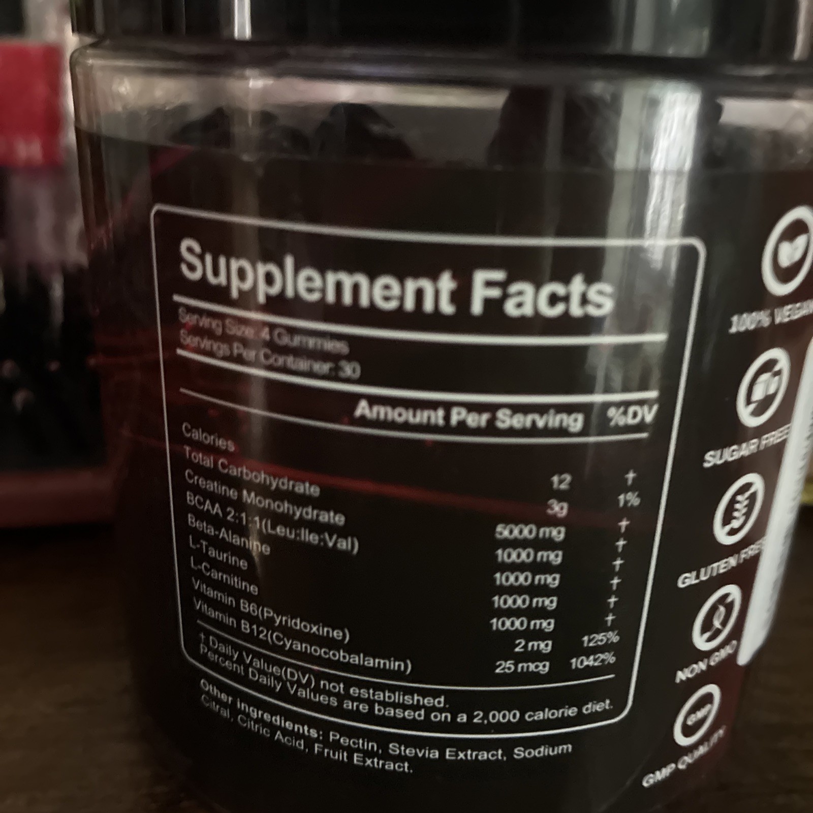 ooioo Creatine Monohydrate Gummies for Energy Endurance, Performance, Recovery