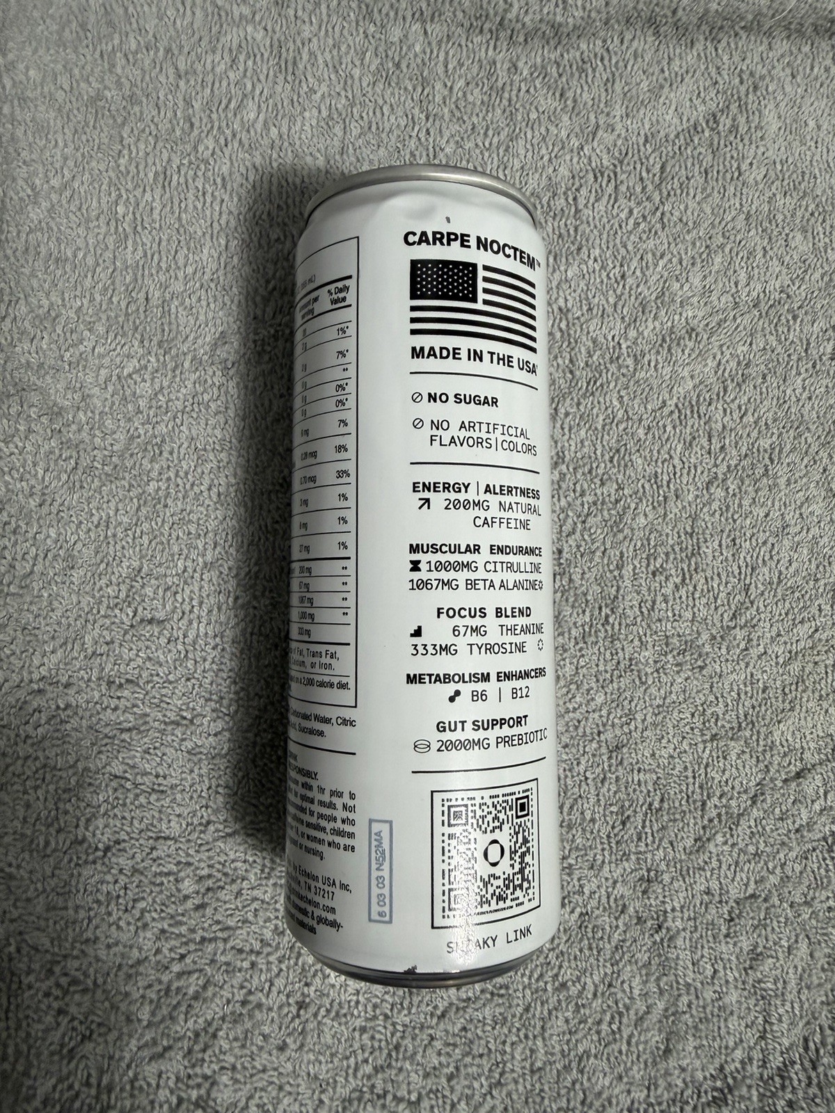 Echelon Goth Girl Spit White Phosphor Empty Can! Read That Again, No Cancels