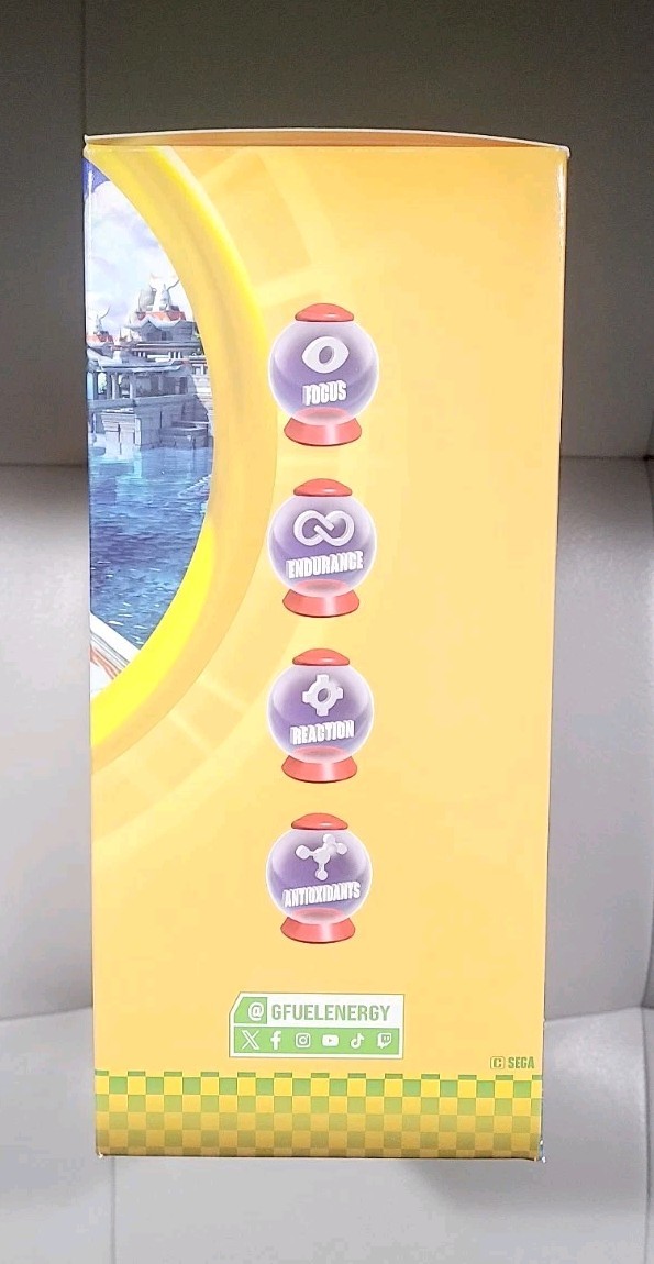 Limited Edition G Fuel Sonic the Hedgehog Tornado Collector’s Box