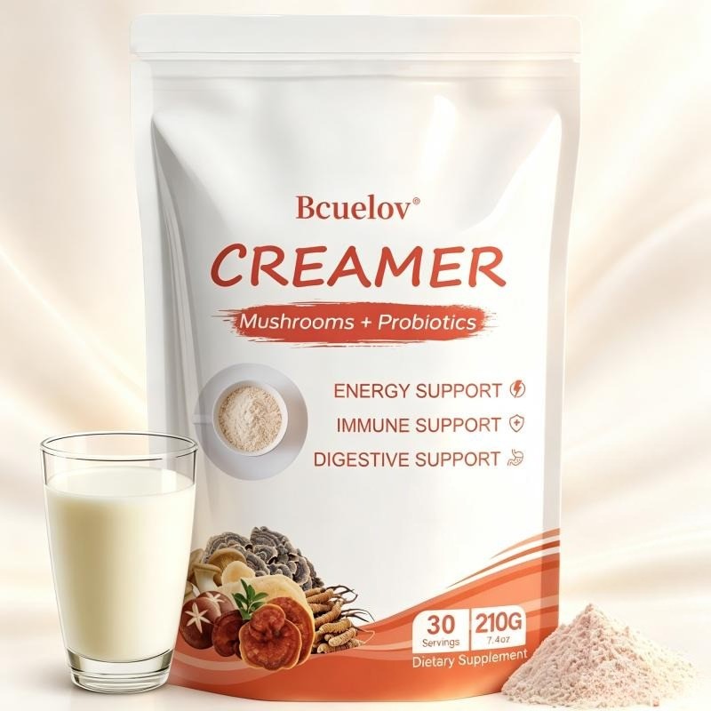 Coconut Creamer Vanilla Powder Probiotics 210 G Per Pack, Organic Supplement